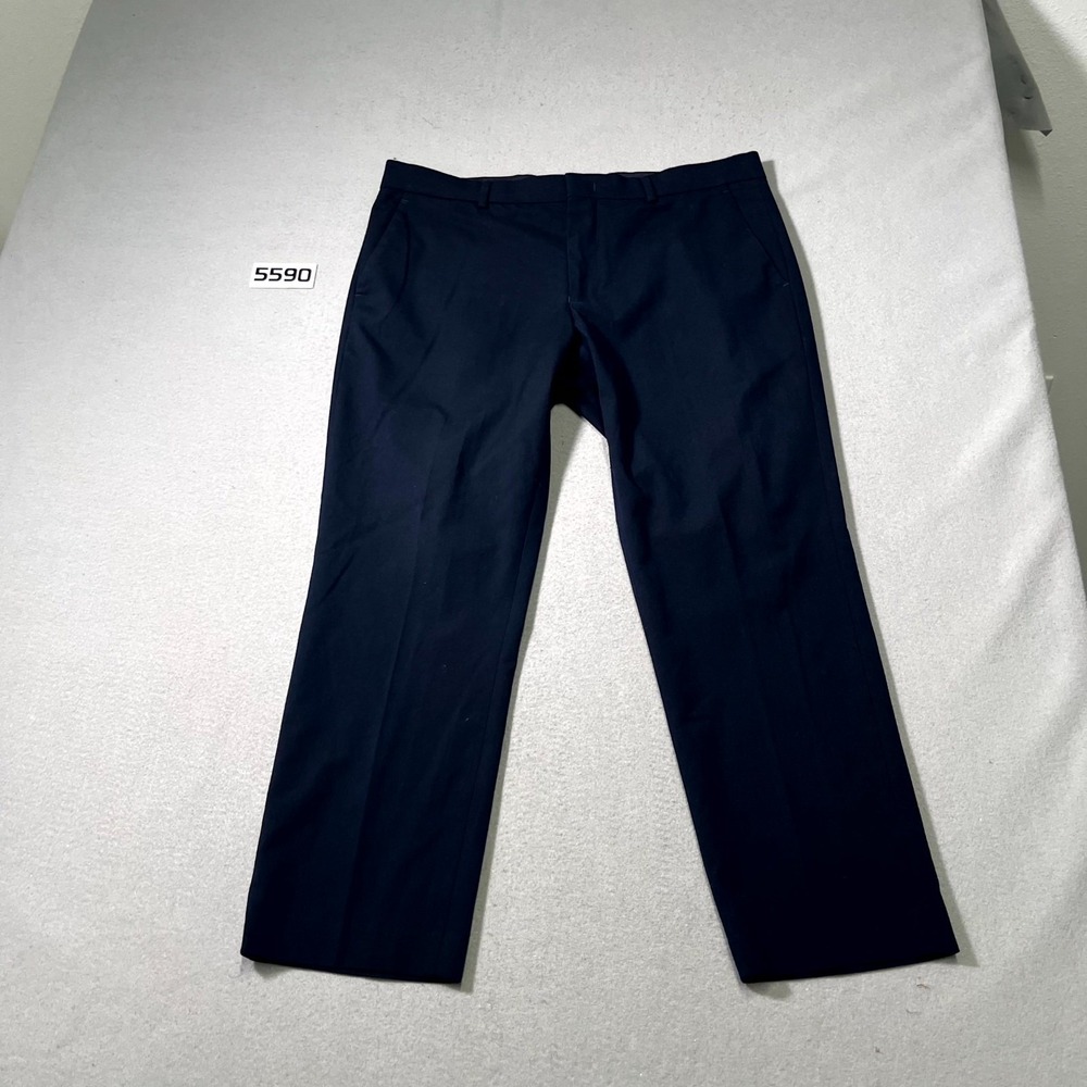 Murano Wardrobe Essentials Pants‎ Mens 36x28 Blue Alex Fit Stretch Straight Leg